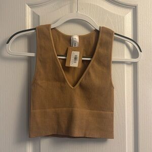 Nikibiki Crop Top color sand beige OS - never worn